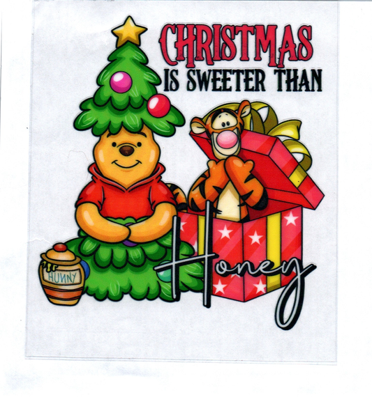 Christmas is sweeter that honey Decal