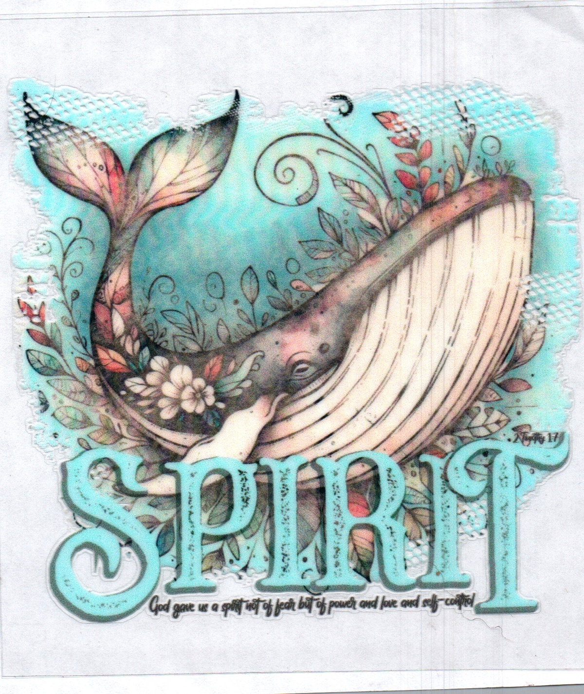 Spirit Whale 103 Single Decal