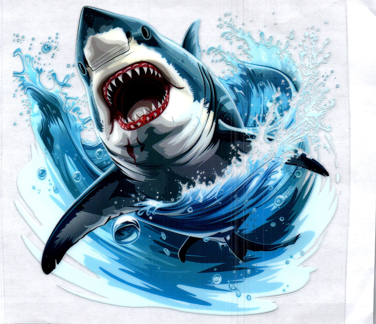 Shark 105 Single Decal