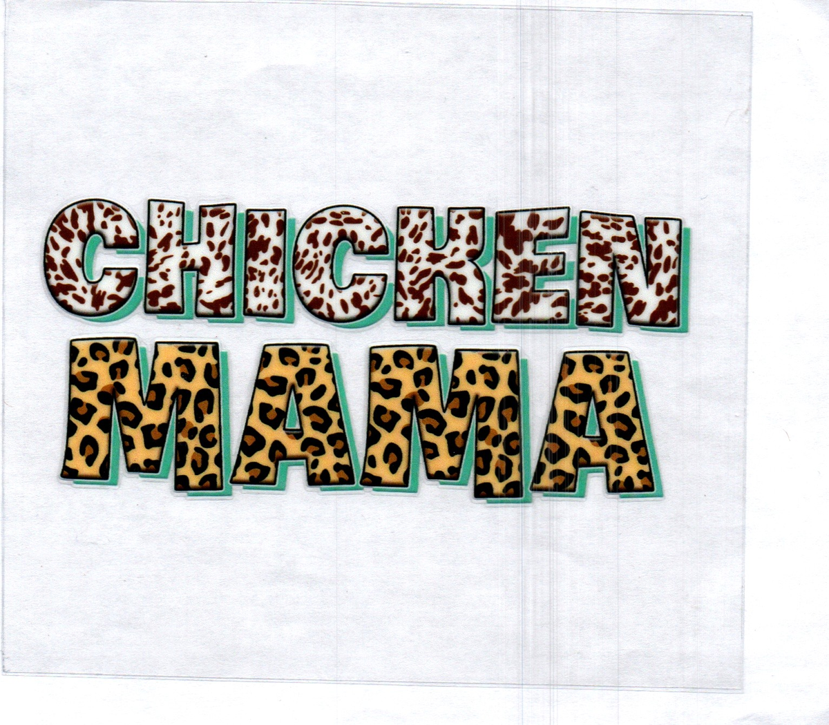 Chicken Mama 2 Single Decal 150