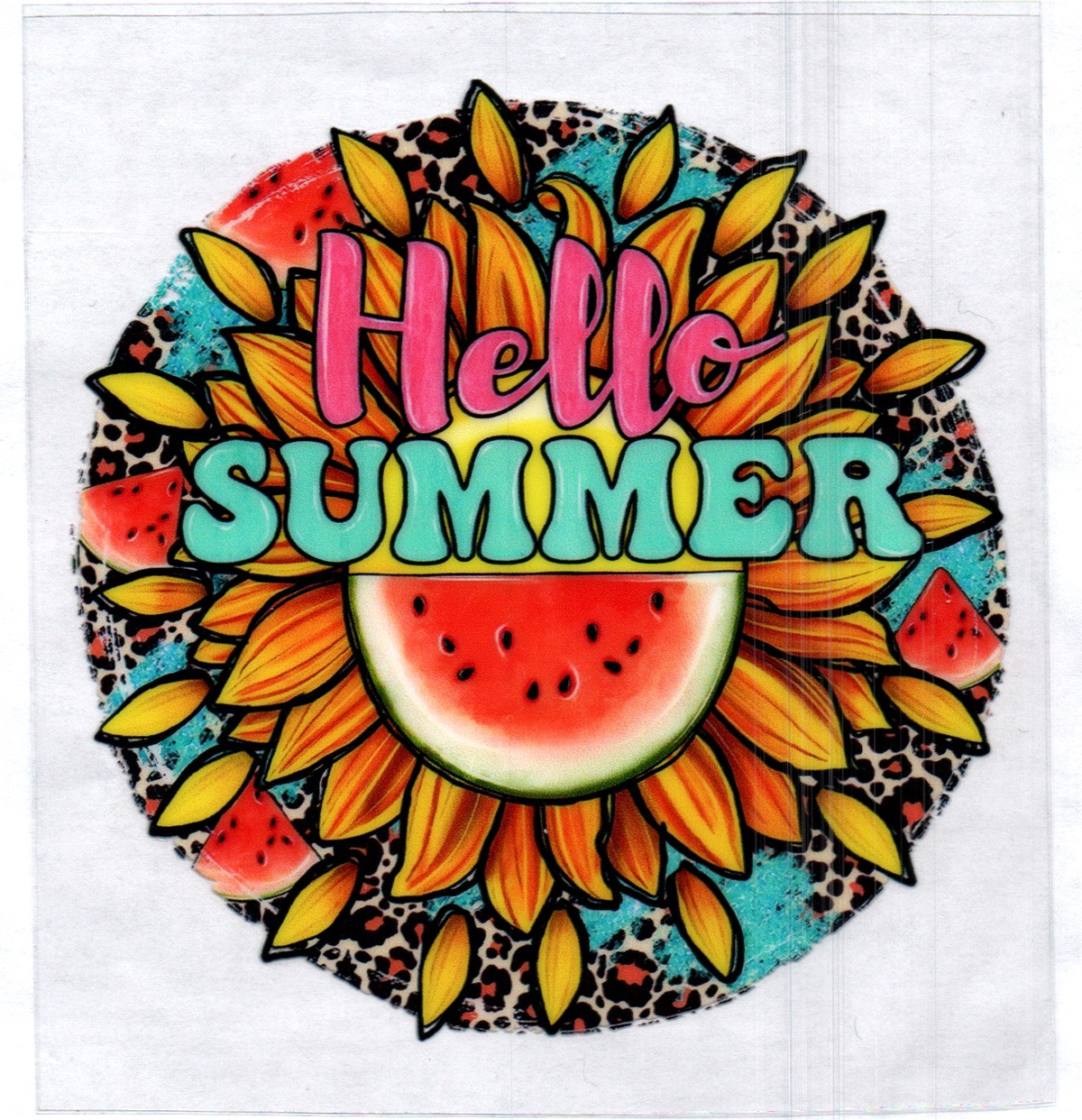 Hello Summer Single Decal 155