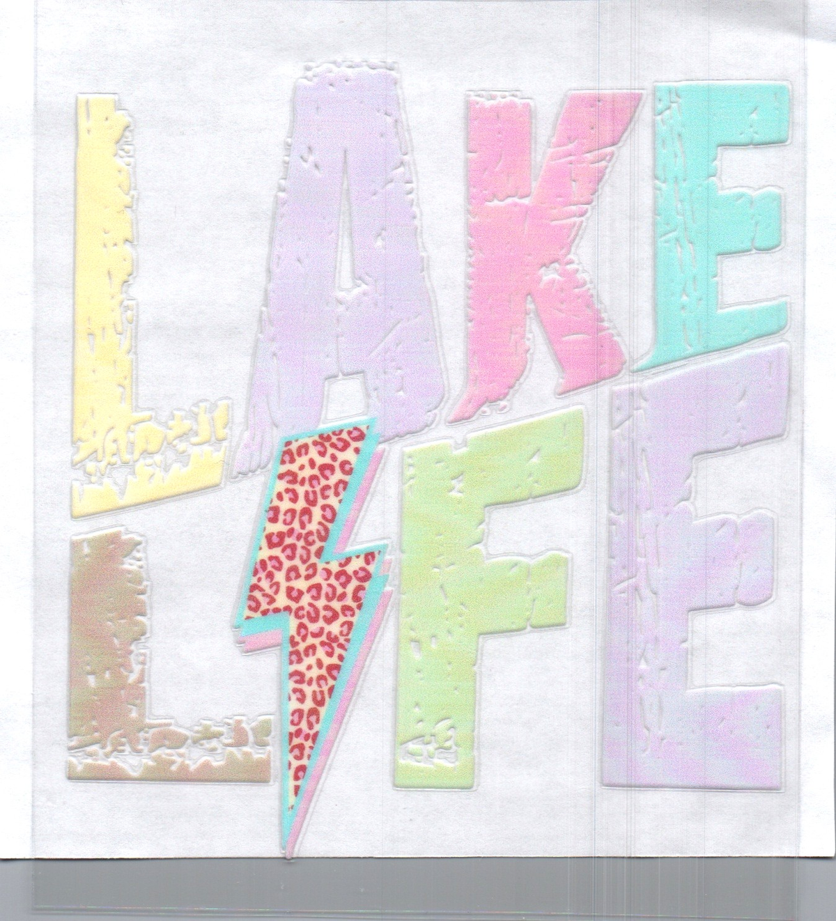 Lake Life Girl Single Decal 164