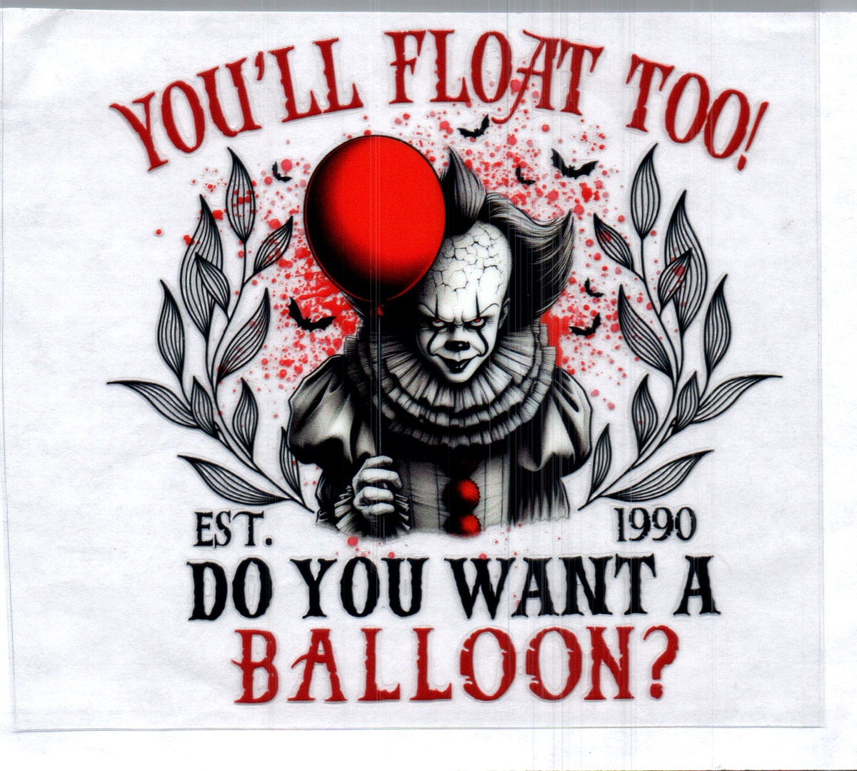 You'll float too! Est: 1990 Single Decal 182