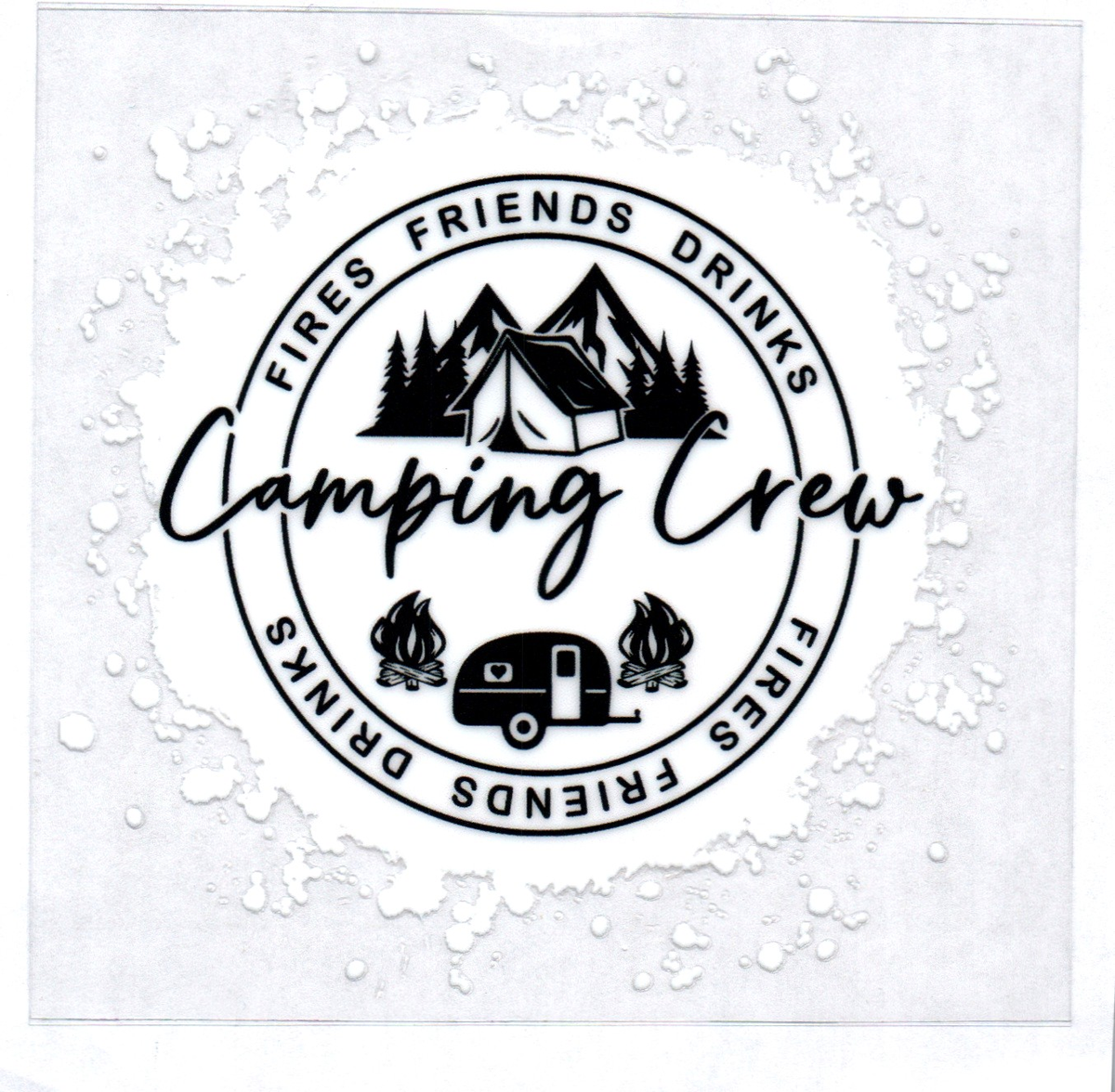 Camping Crew 19 Single Decal