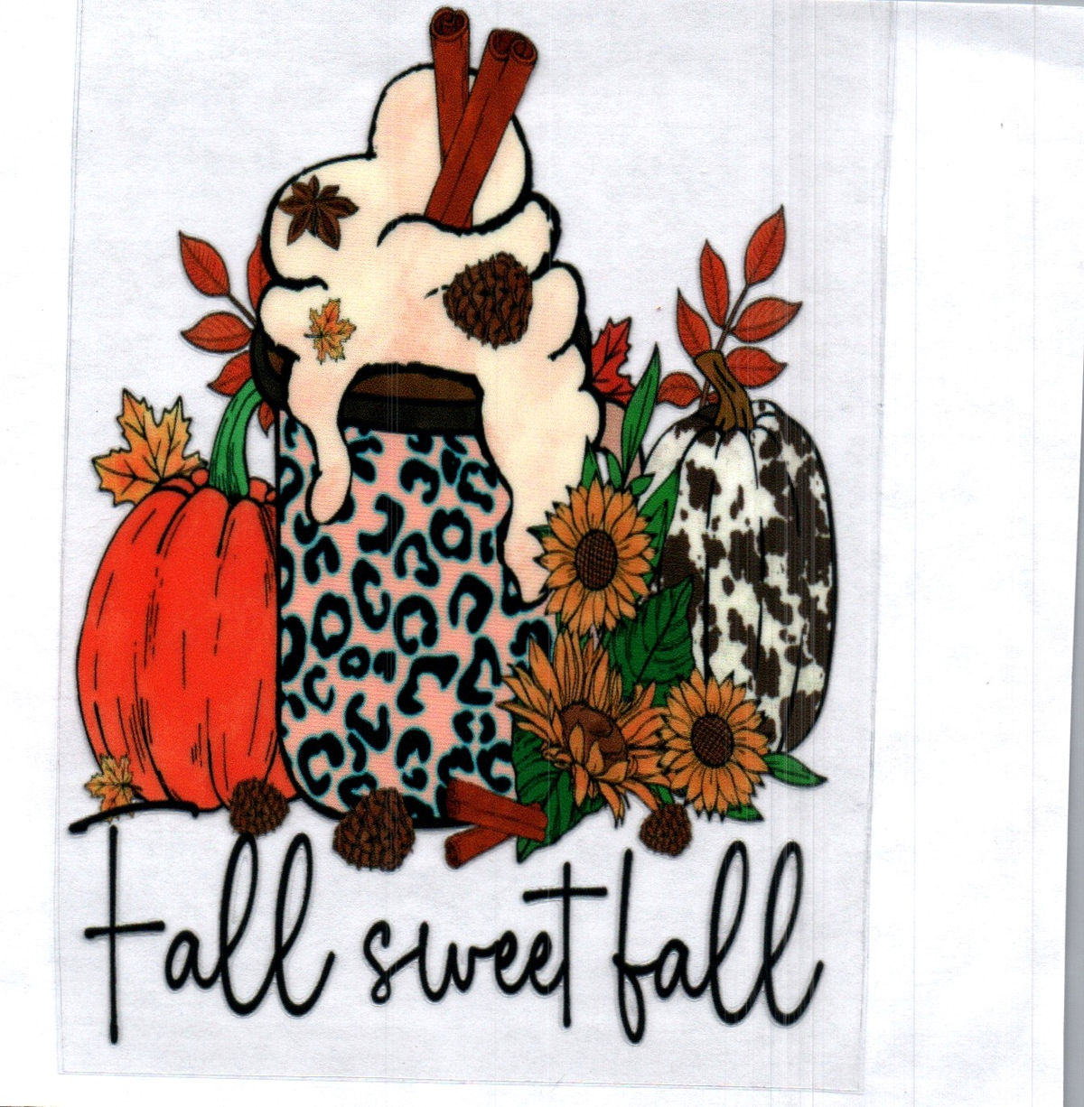 Fall sweet fall Single Decal 199