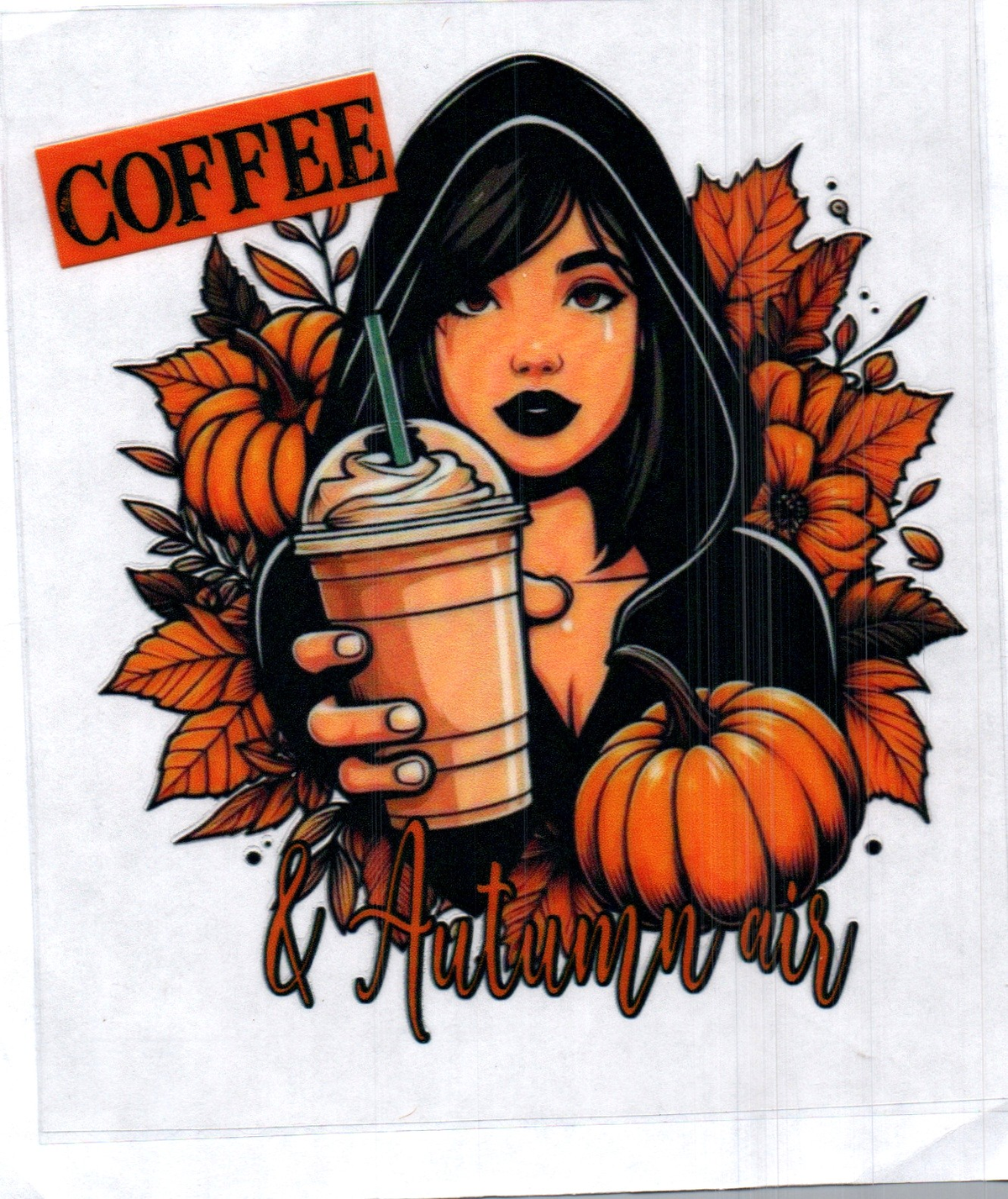 Coffee & Autumn Air Single Decal 200