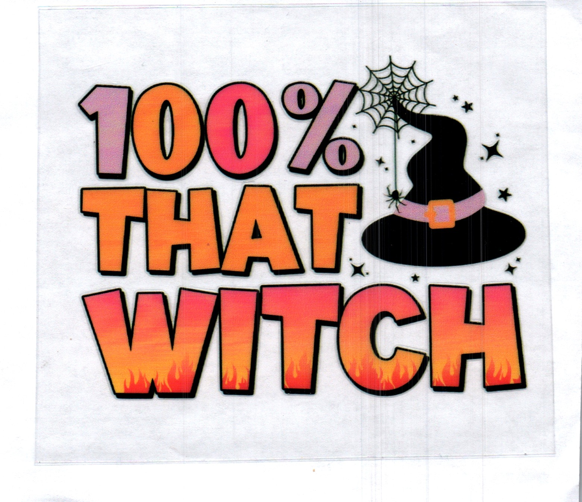100% That witch Single Decal 205