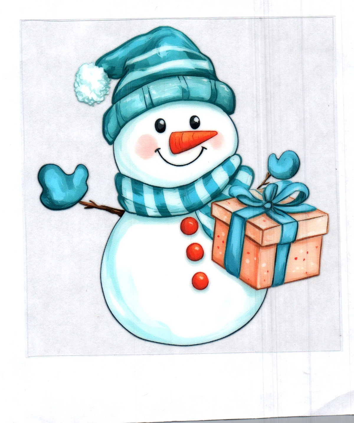 Snowman Single Decal 211