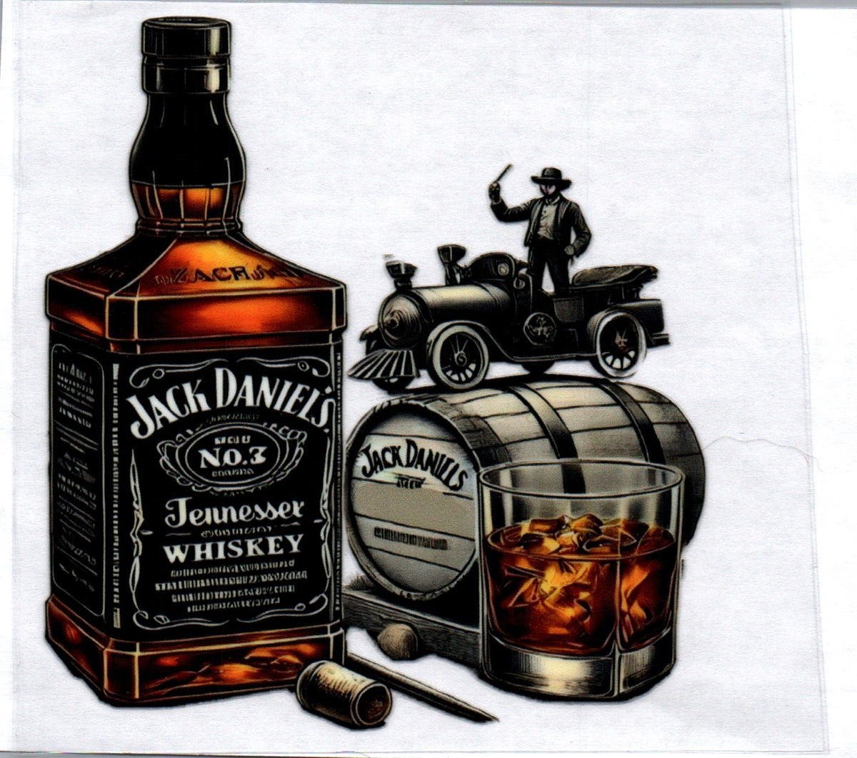 Jack Daniels 55 Single Decal