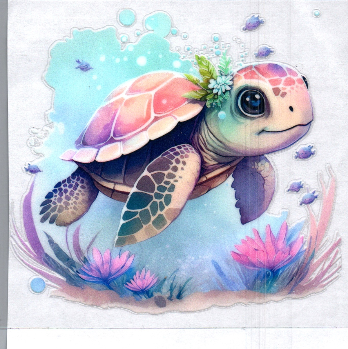 Baby Sea Turtle 99 Single Decal
