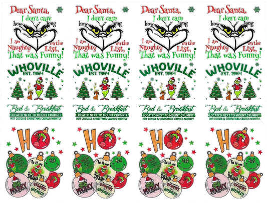 Green Guy Hand ho ho ho Pen Wrap