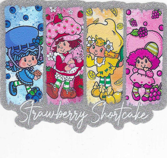 Strawberry Shortcake and Friends Glitter Decal