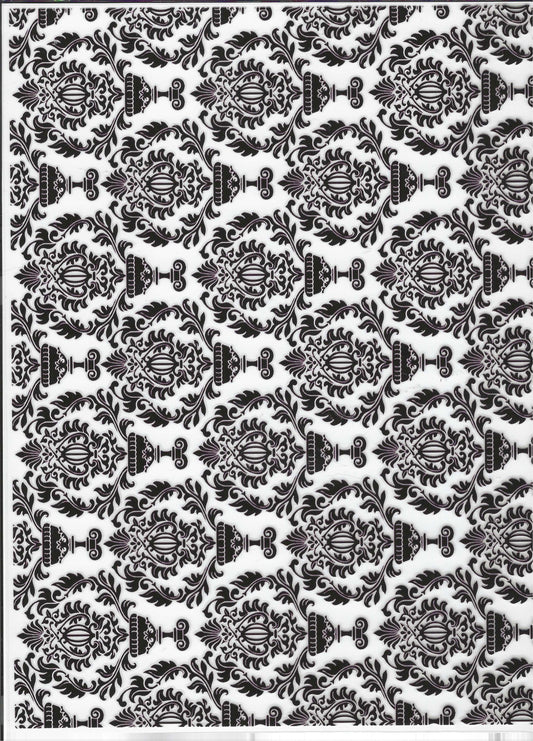 Damask Tooled Leather Element