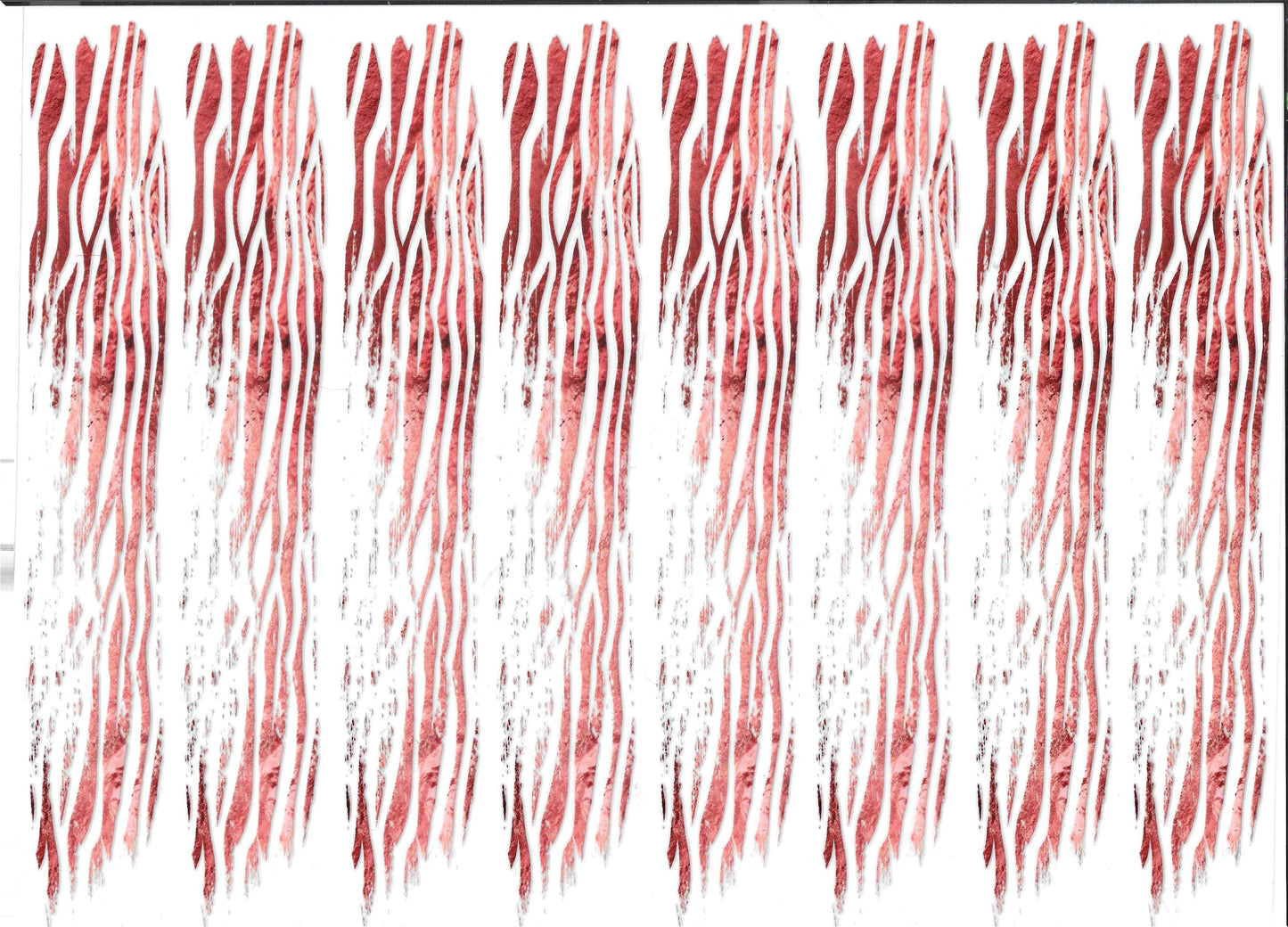 Print Zebra Brush Strokes Element