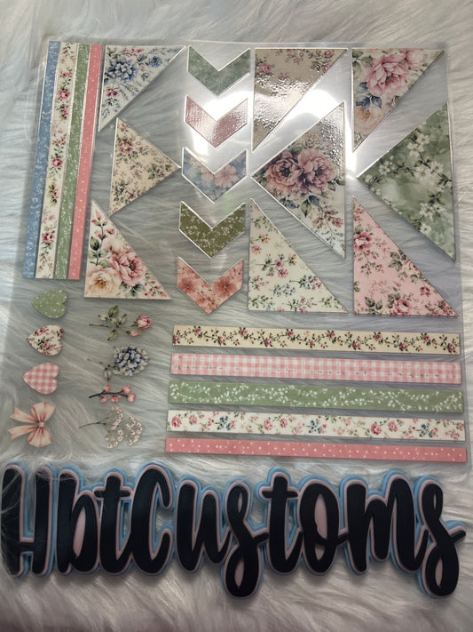 Quilt Pieces Element