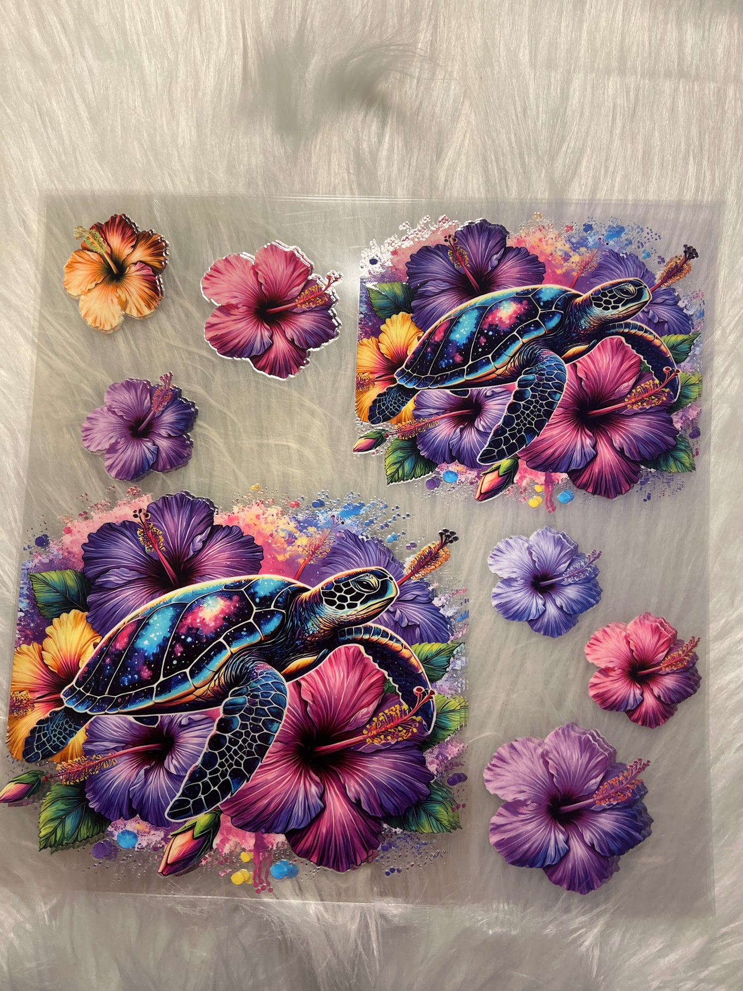 Turtle w/ Hibiscus Element