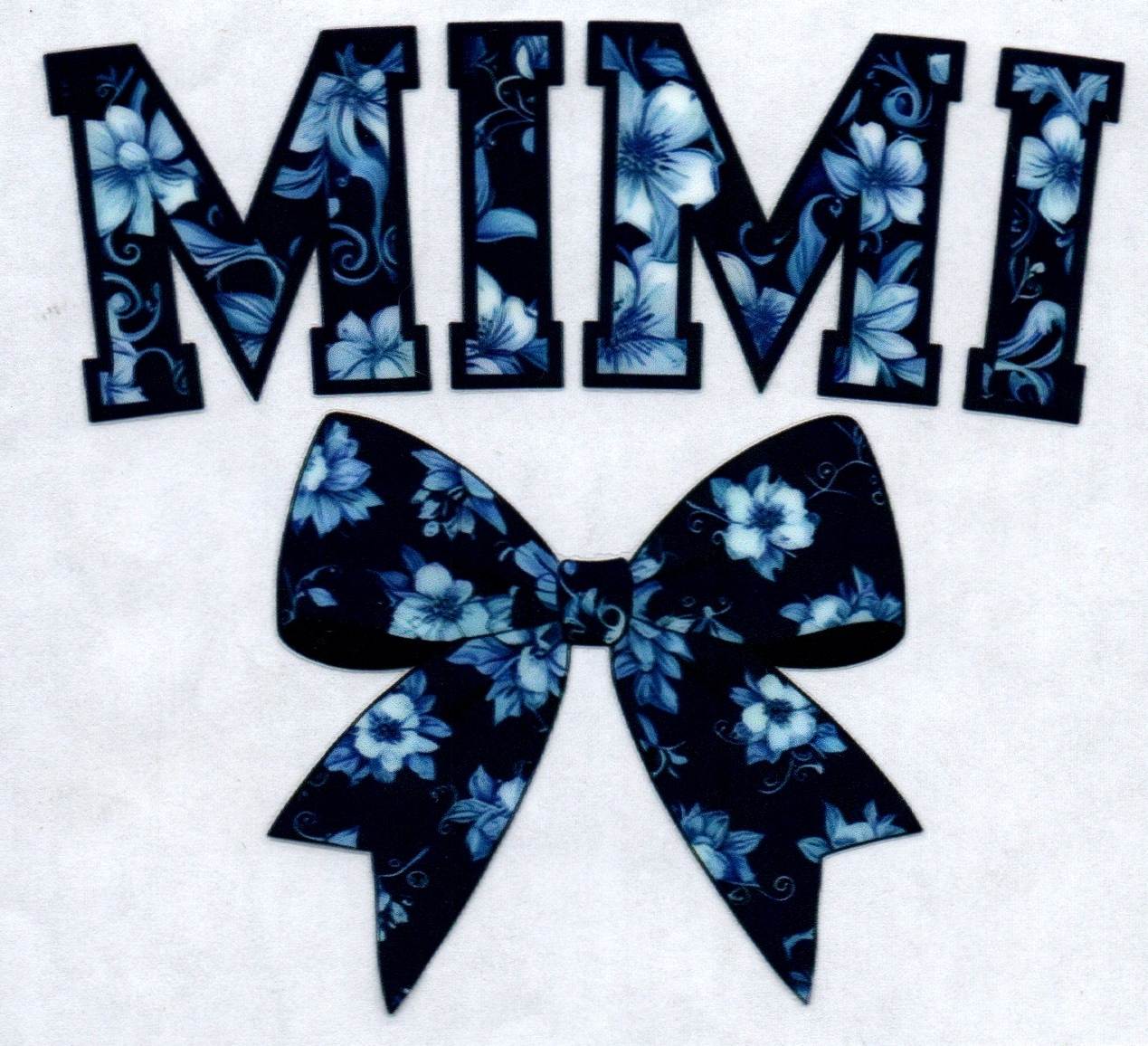 Mimi Blue Decal