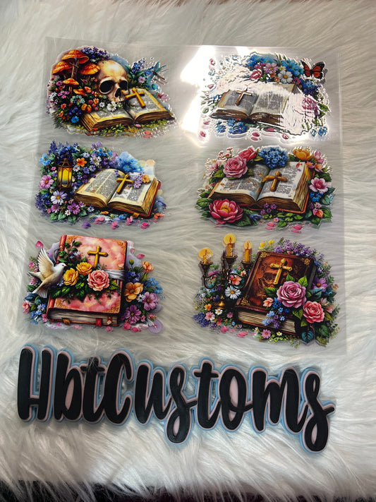 Bible & Flowers Element