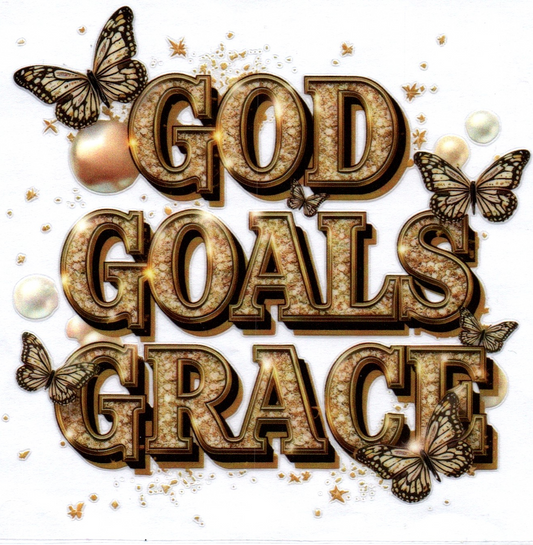 God Goals Grace Faith Decal 2