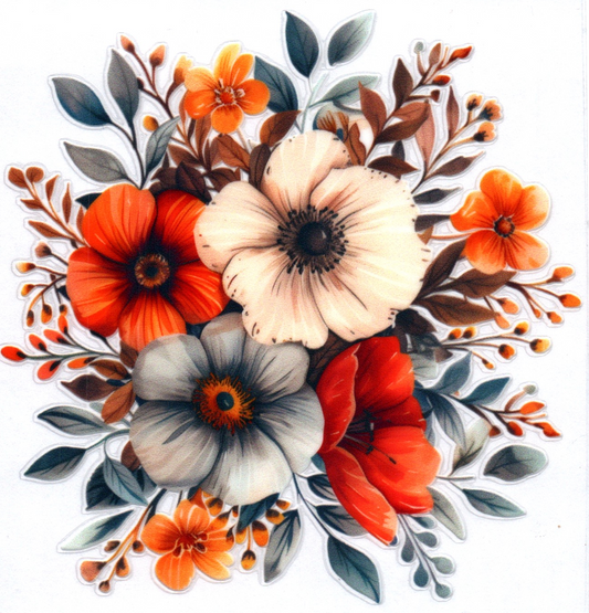 Flowers Decal 3