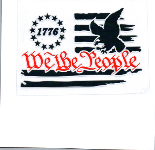 We The People Guns Decal 2