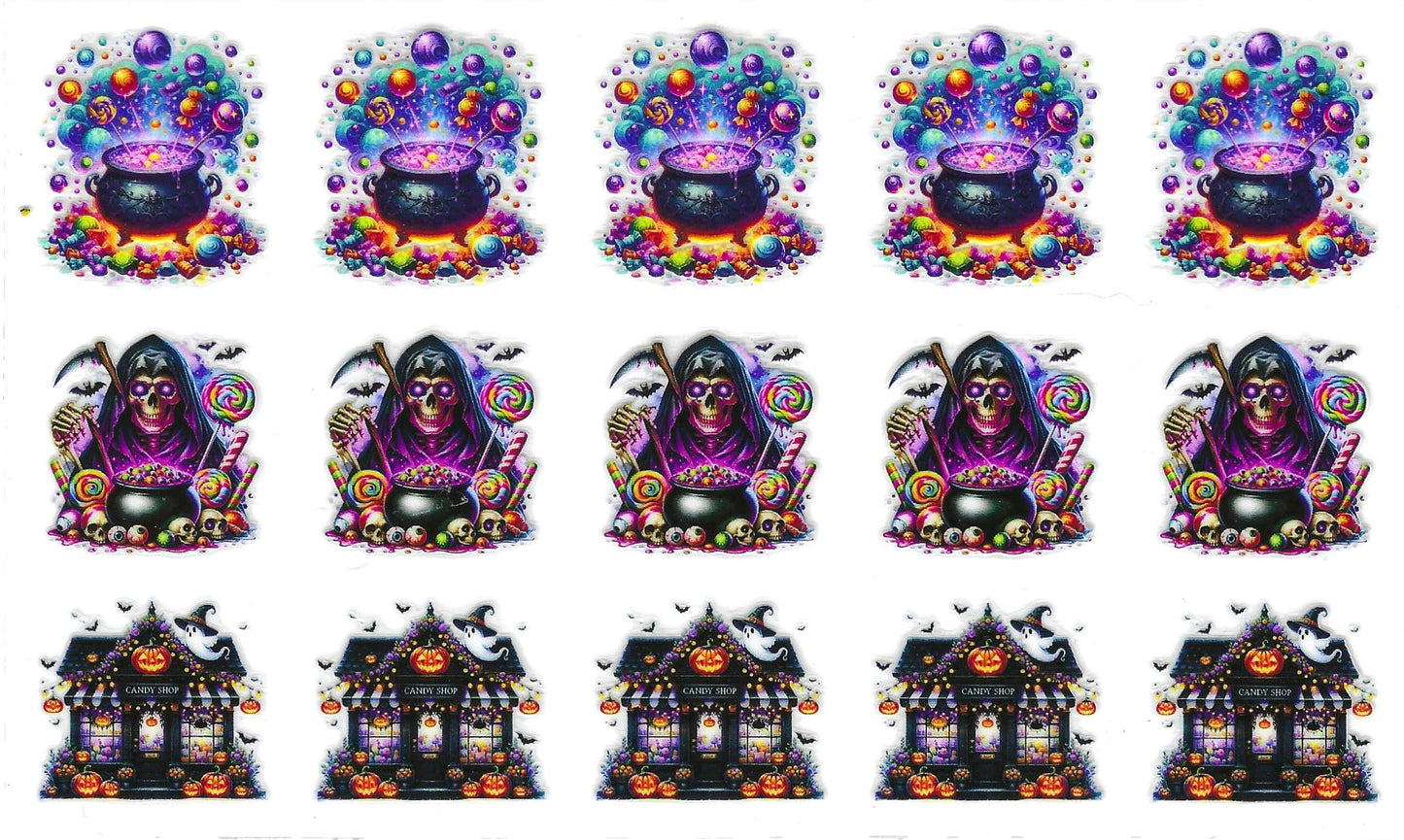 Skull Halloween Pen Wraps