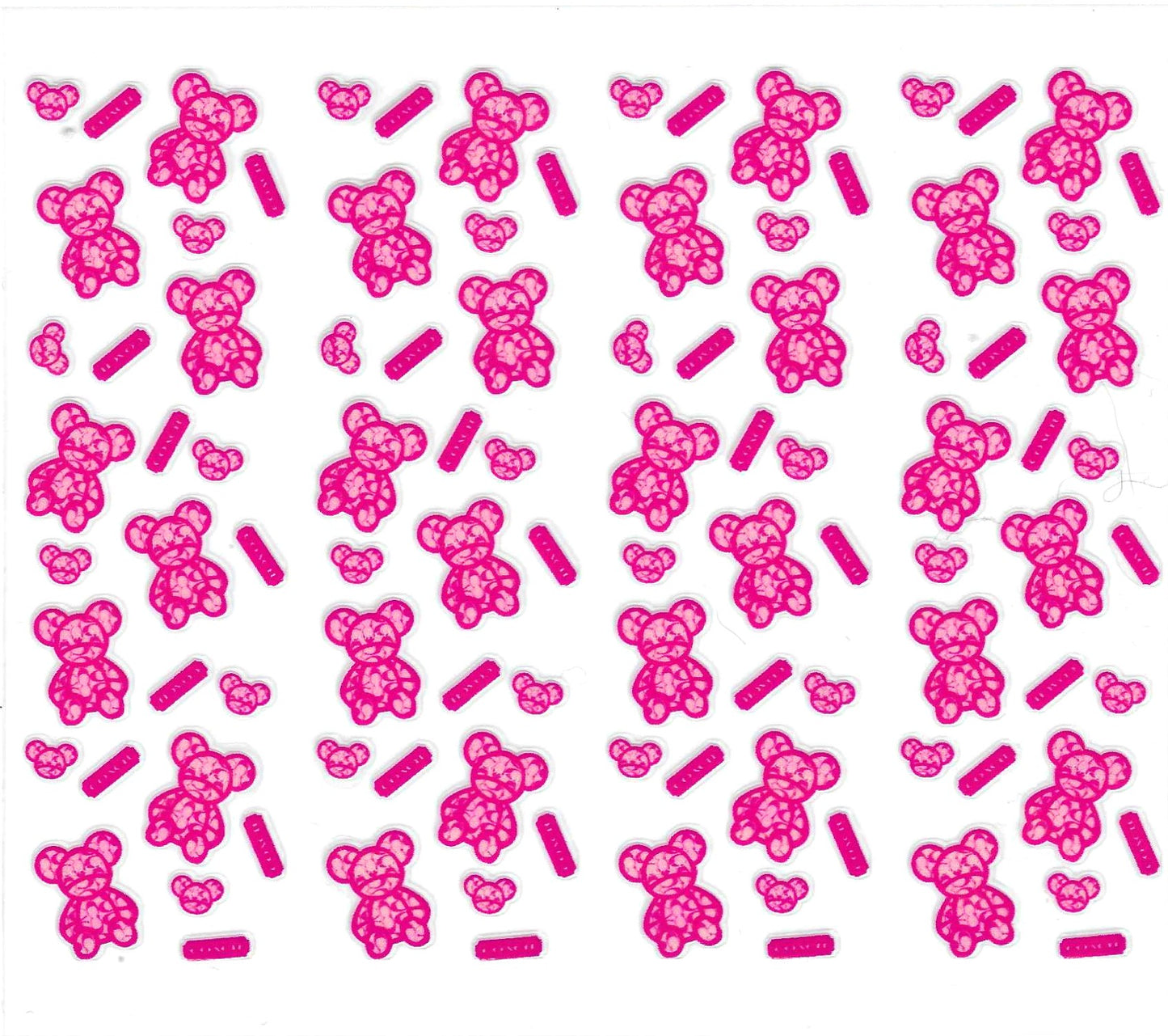 C Designer Bear Pen Wraps