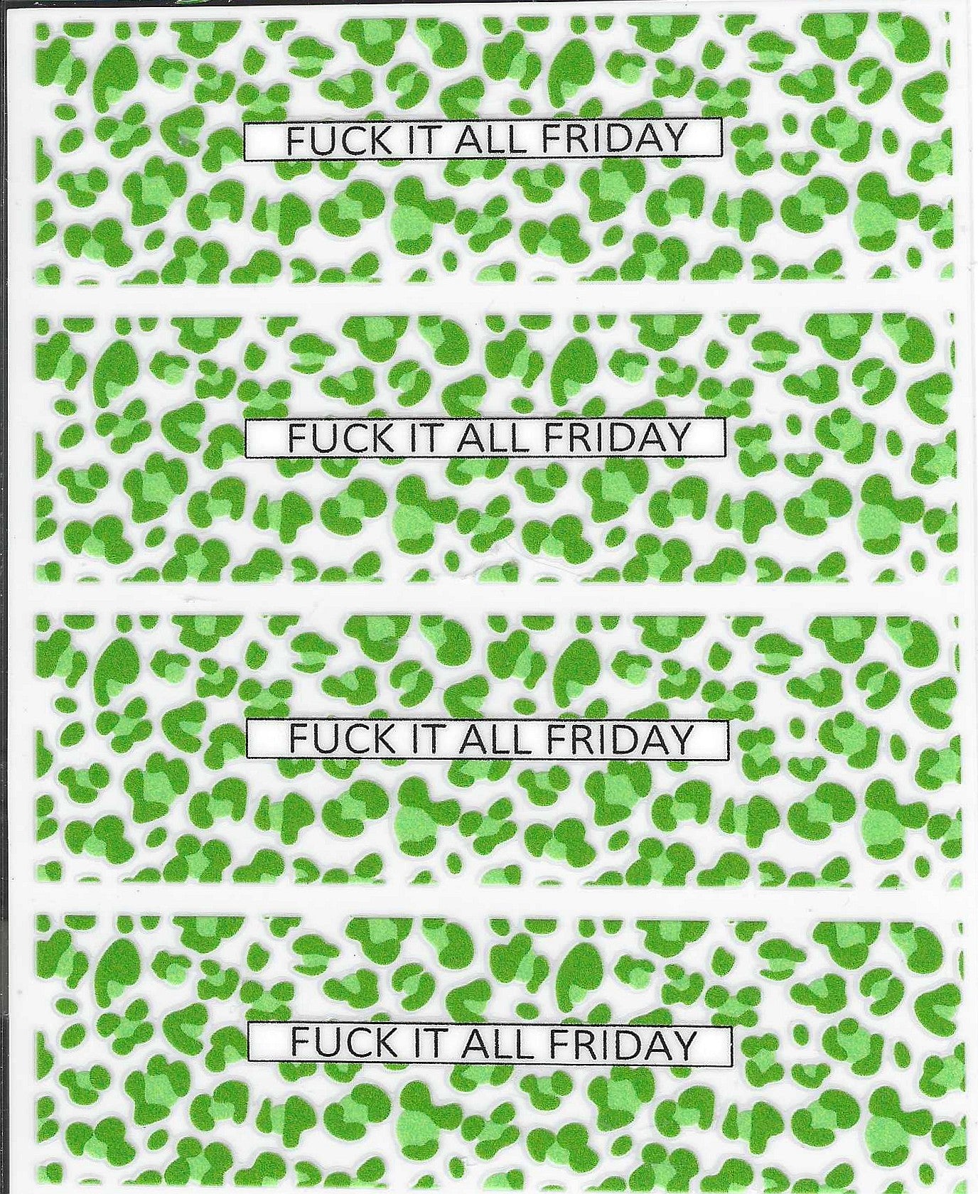 Green FIA Friday Pen Wraps