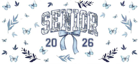 Blue Floral Senior 2026 2
