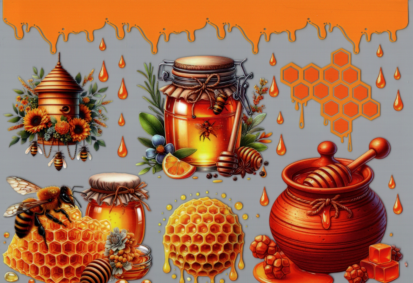 Honeycomb & Bee's Element
