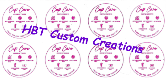 Cup Care Labels Pink Style 5