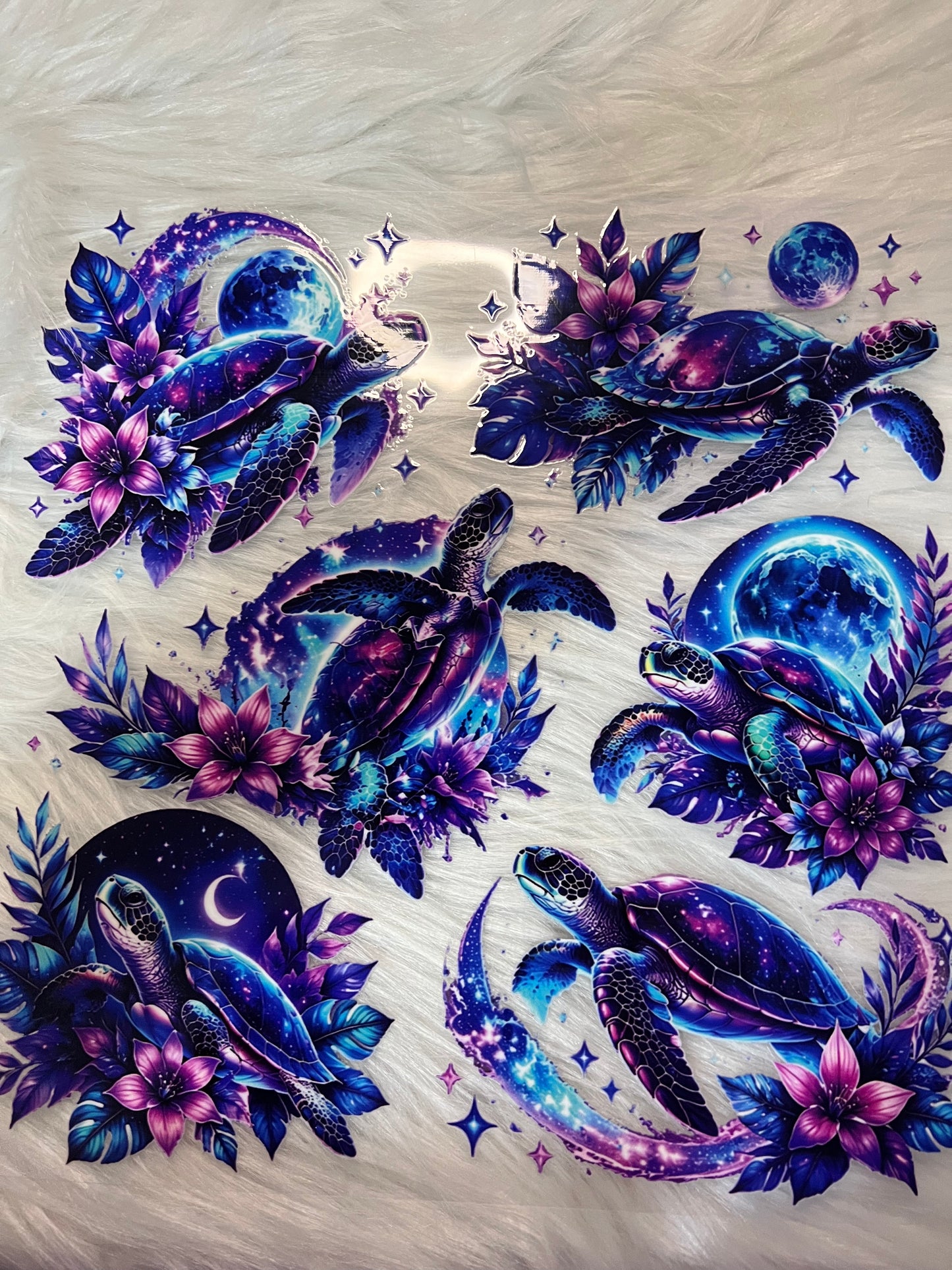 Purple/Blue Sea Turtles Element