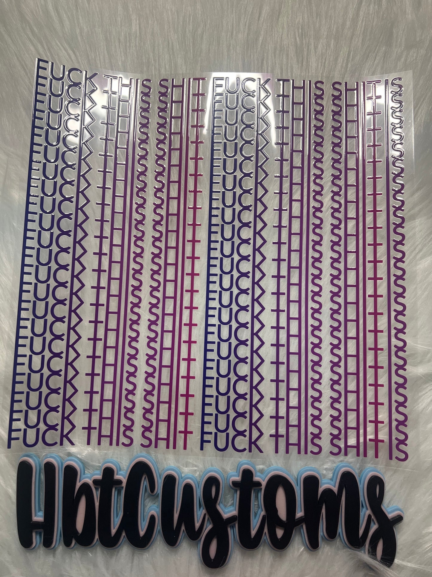 Purple2Pink Fuck this shit (straight lines) Element