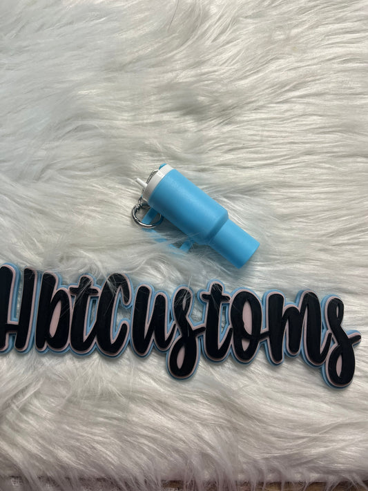 Light Blue Stanley Cup Key Chain