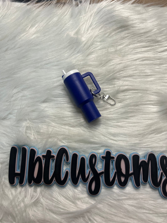 Dark Blue Stanley Cup Key Chain