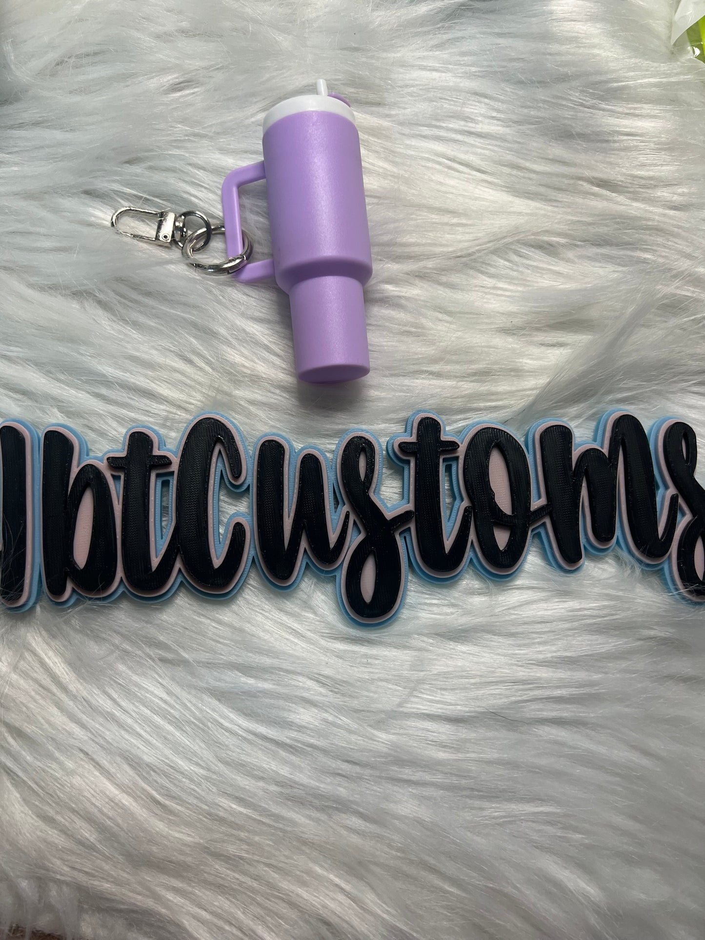 Light Purple Stanley Cup Key Chain