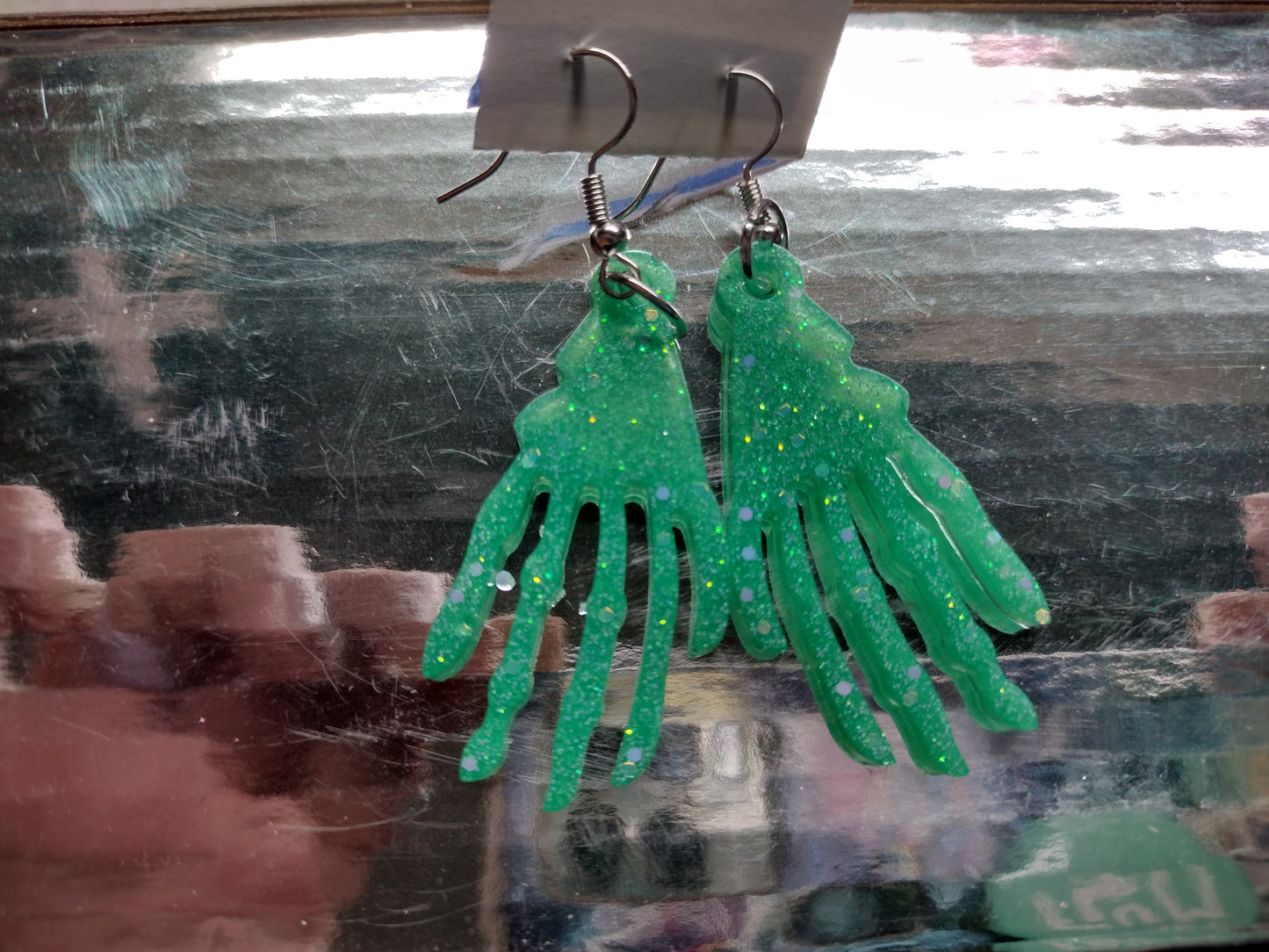 Skeleton Resin Earrings