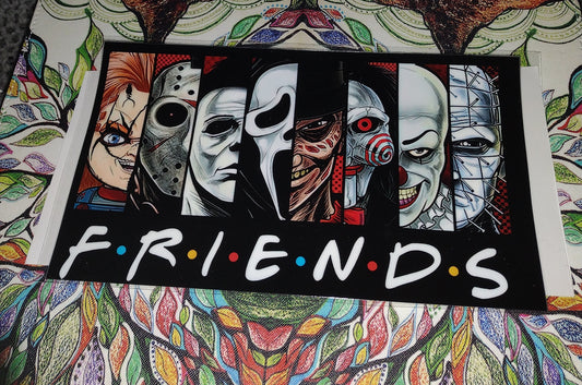 Horror Friends 20oz Libby. UV DTF