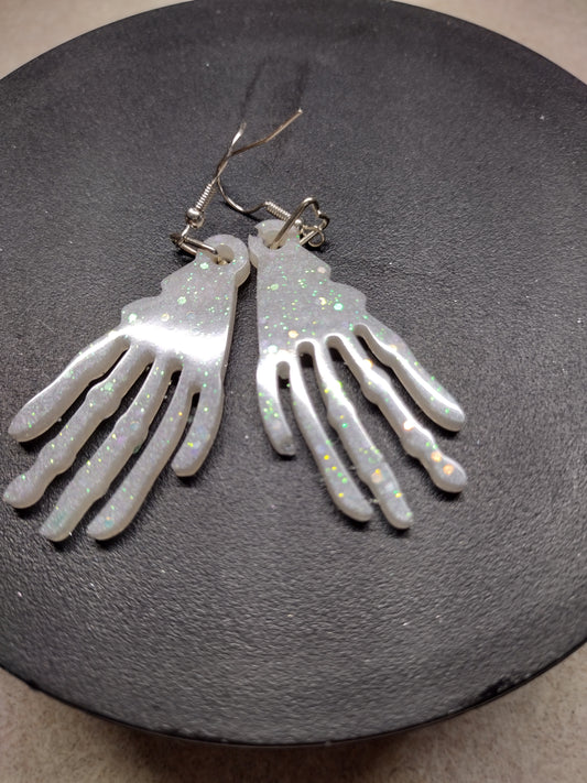 Skeleton Hand Earrings