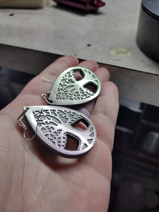 Colorshift Tree of Life Earrings