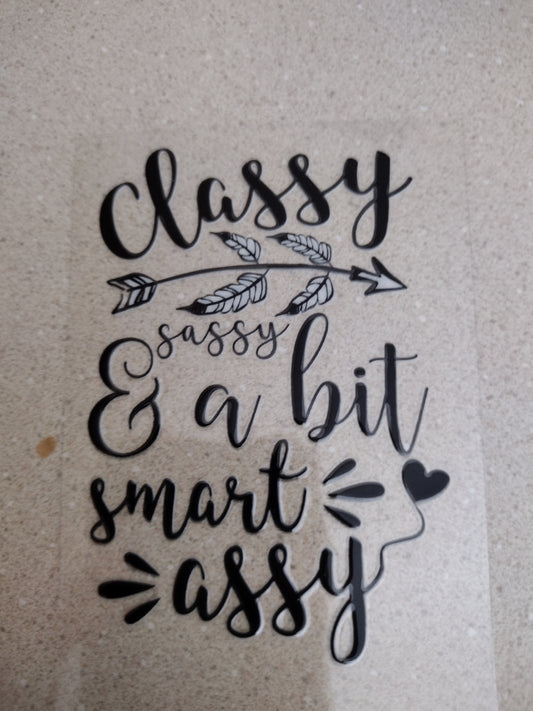 CLASSY & SASSY UV DTF