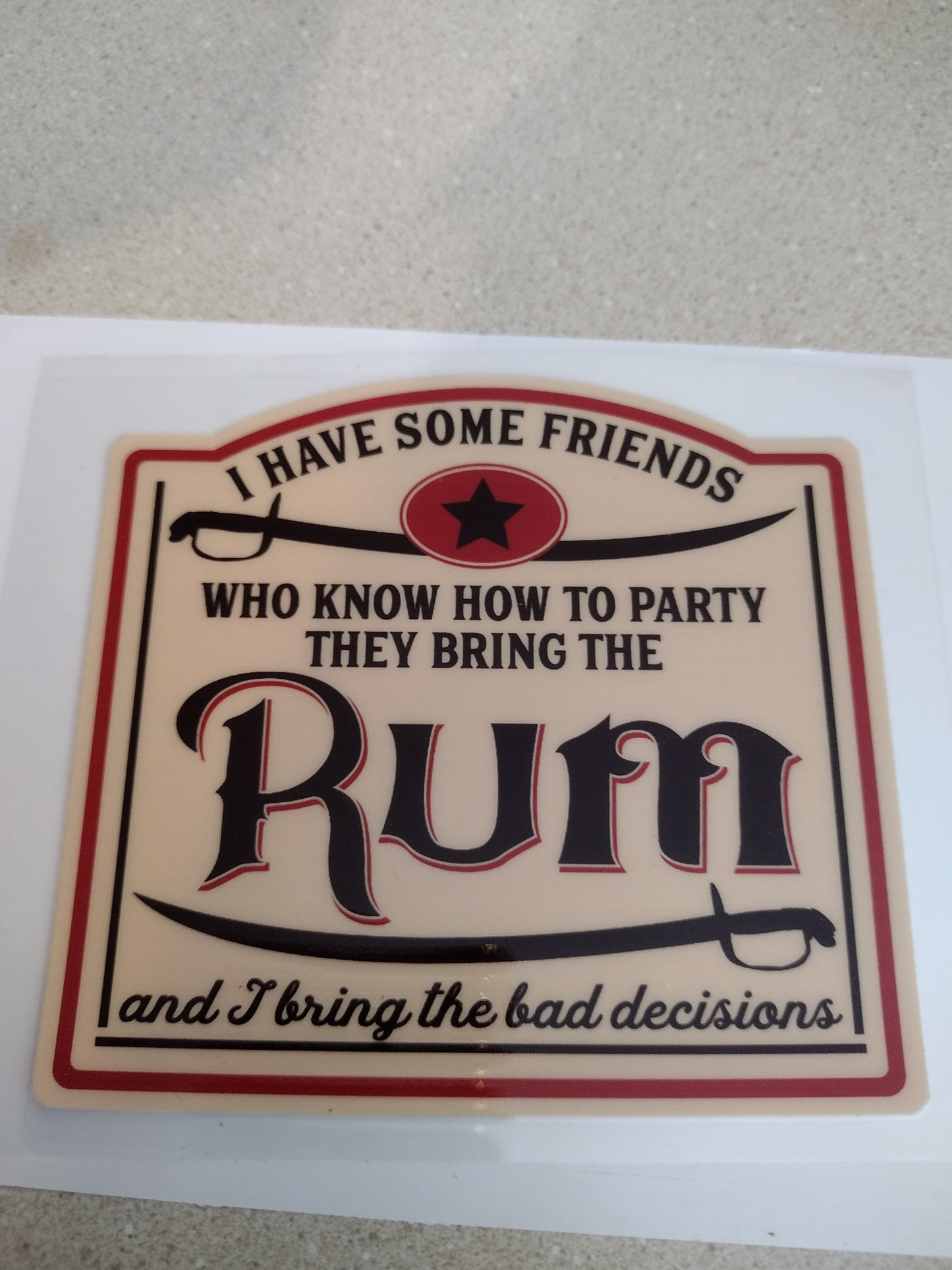 RUM UV DTF