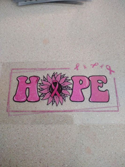 SM CANCER HOPE UV DTF