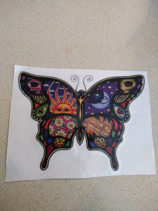 BUTTERFLY DECAL UV DTF