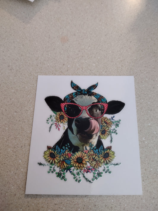 SM XOW W/SUNFLOWERS UV DTF