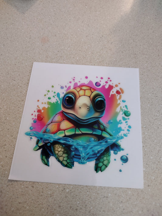 SM TURTLE UV DTF
