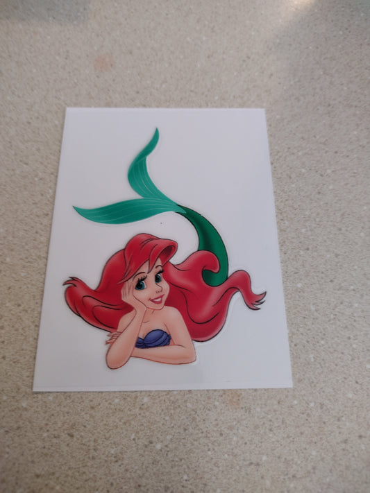 SM LTTLE FISH GIRL UV DTF