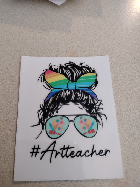 SM BUN #TEACHER LIFE UV DTF