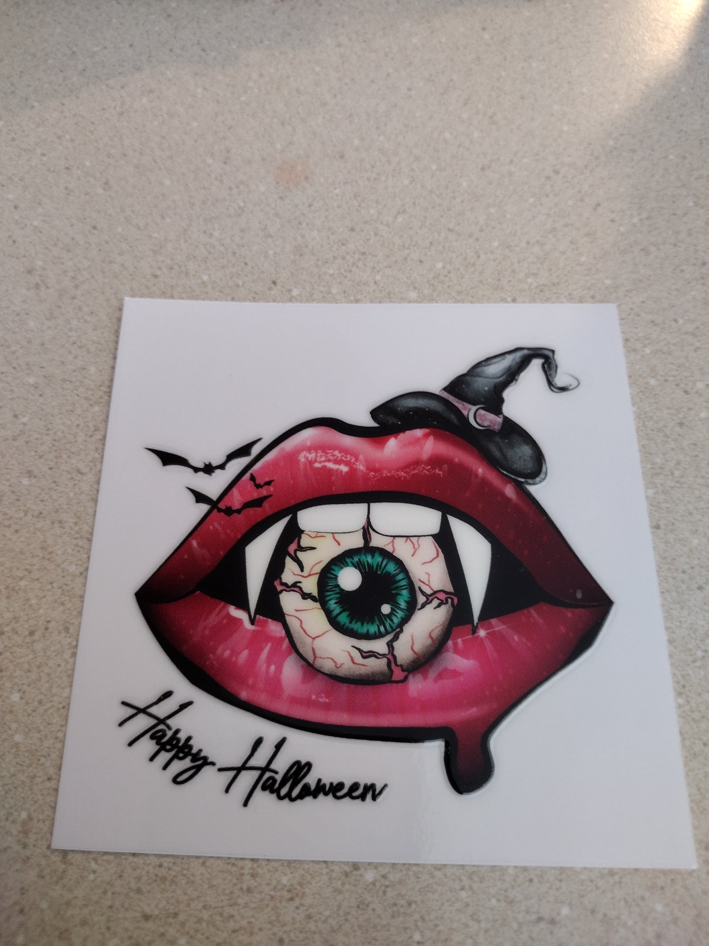 SM EYEBALL LIPS UV DTF