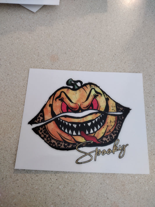 SM SPOOKY LIPS UV DTF